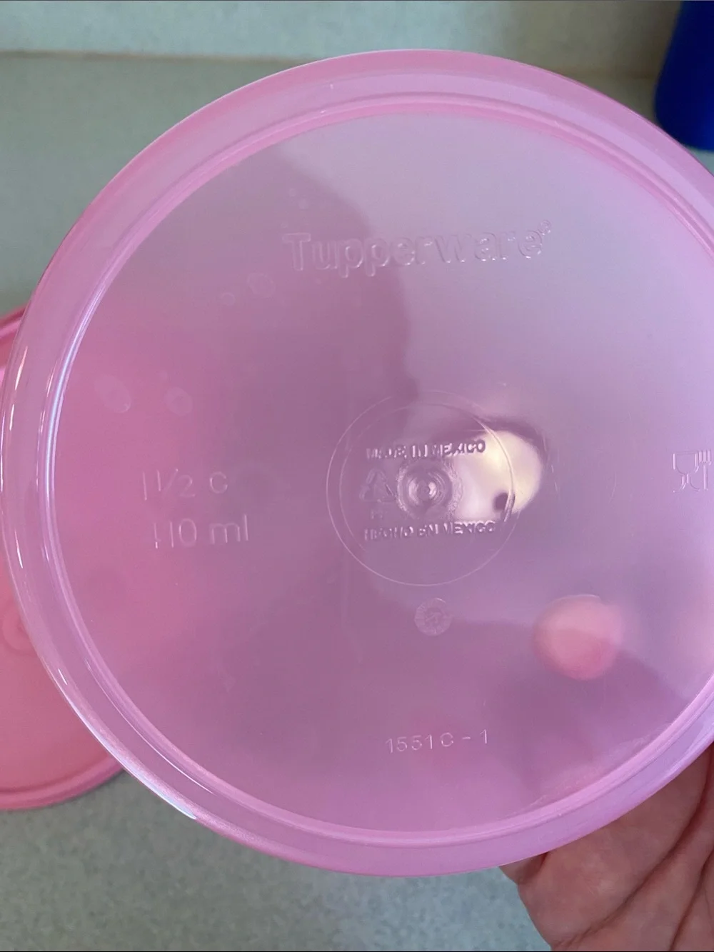 Pink Tupperware set